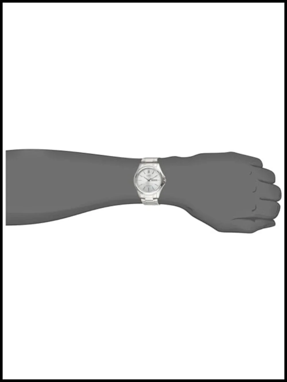 Men's Dress Watch Water Resistant Stainless Steel Day Date Analog